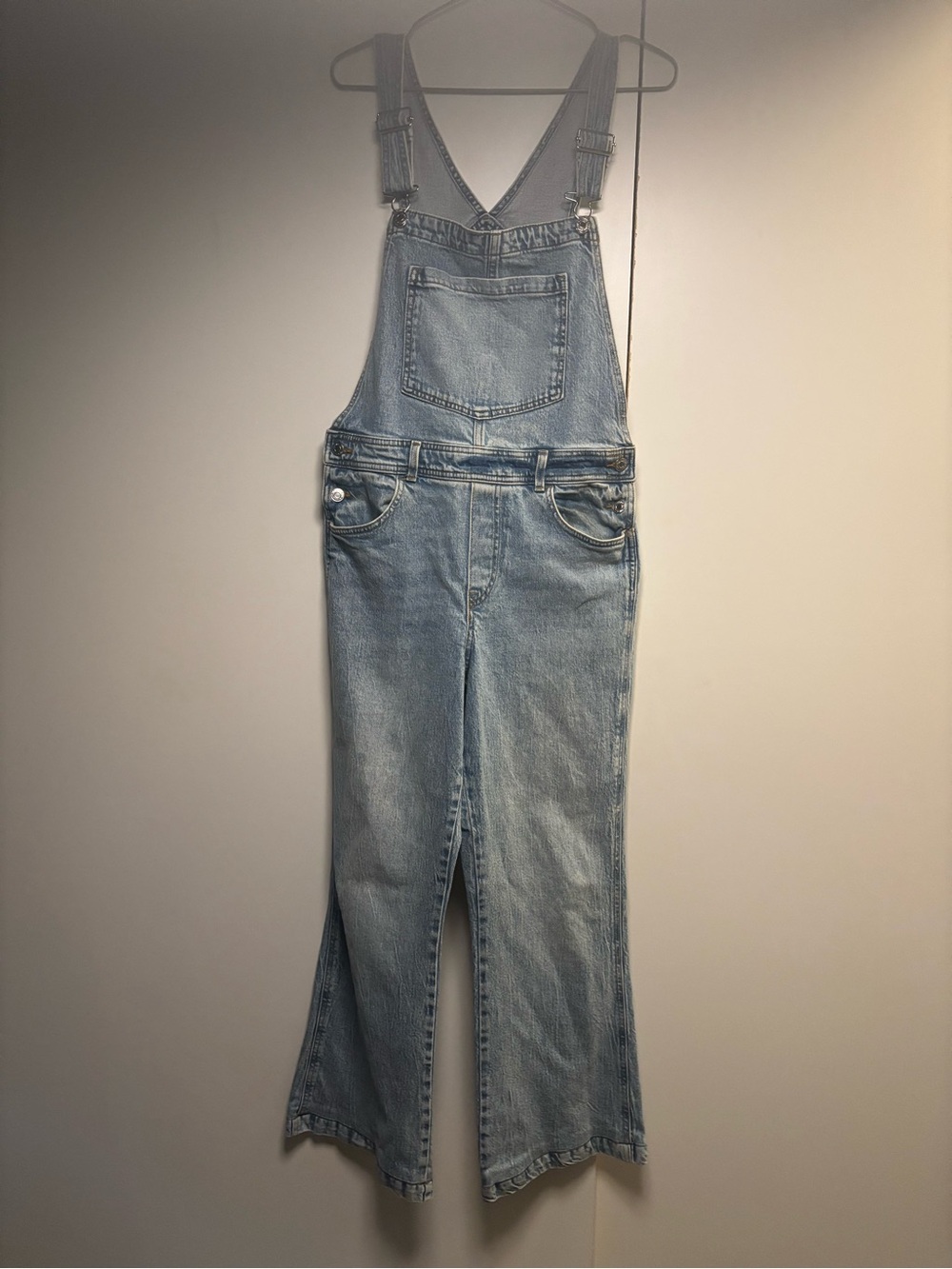Light Blue Denim Women’s Overalls Jeans